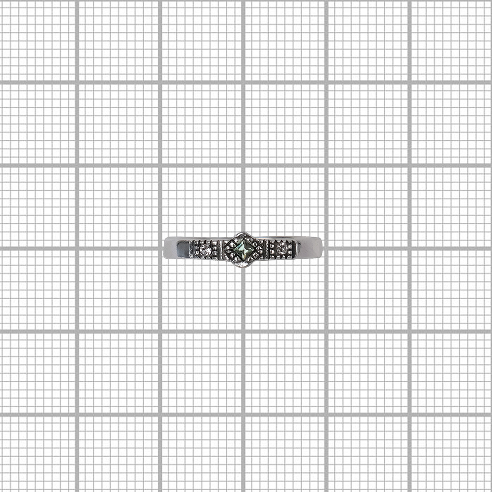 "Лента" кольцо в серебряном покрытии из коллекции "Стиль" от Jenavi