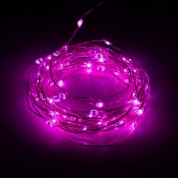 Светодиодная новогодняя гирлянда ЭРА ЕGNIG - PU-1 нить с управлением через мобильное приложение 10м RGB 100LED | Гирлянды