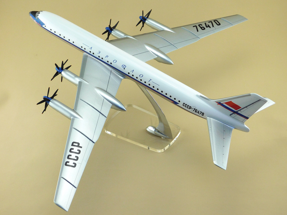 Модель самолёта Ту-114 (М1:100 Аэрофлот СССР)