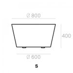 Стол с подсветкой Conos mini S-M
