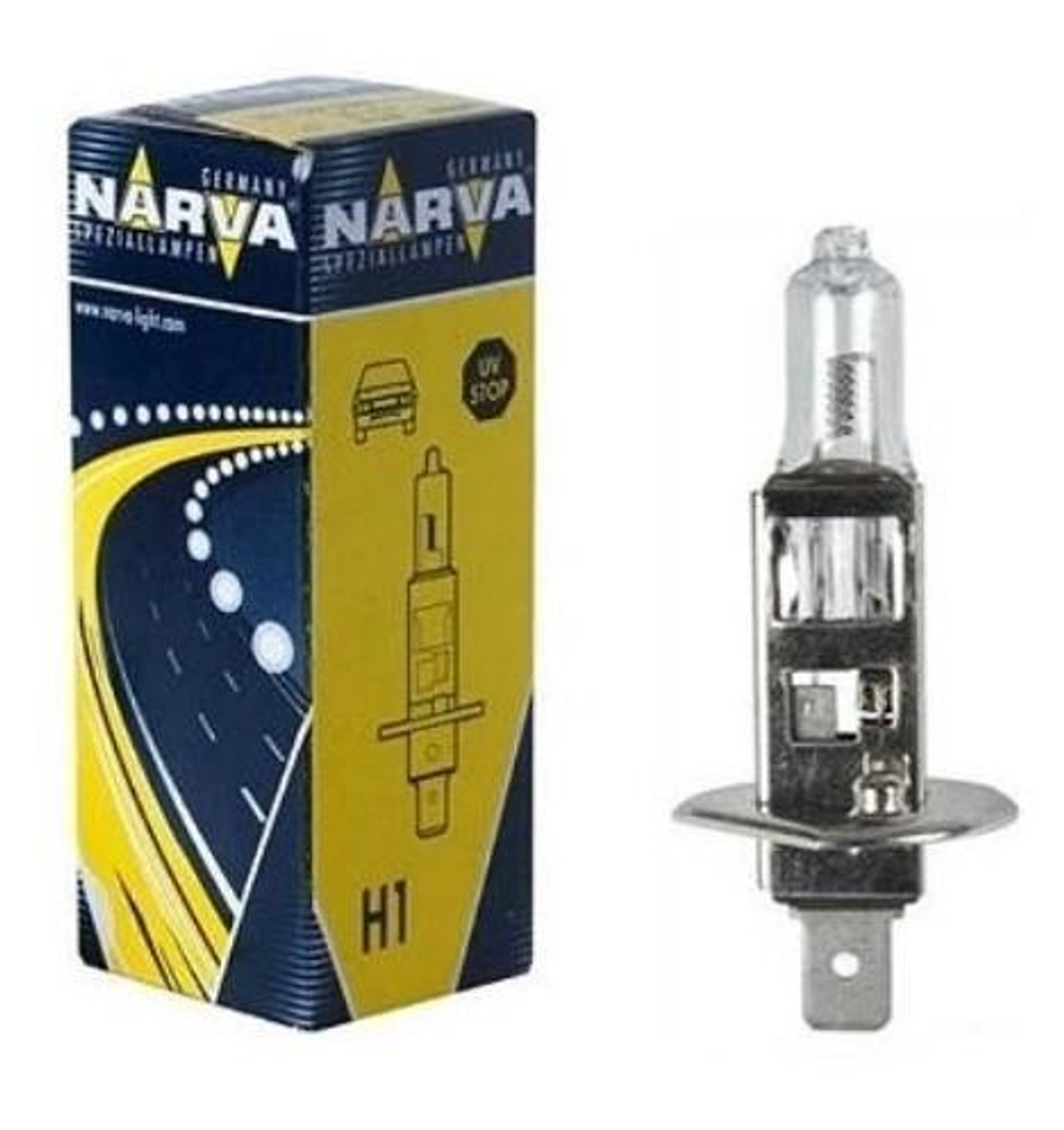 Лампа 12 В H1 100 Вт дальнего света галогенная Narva