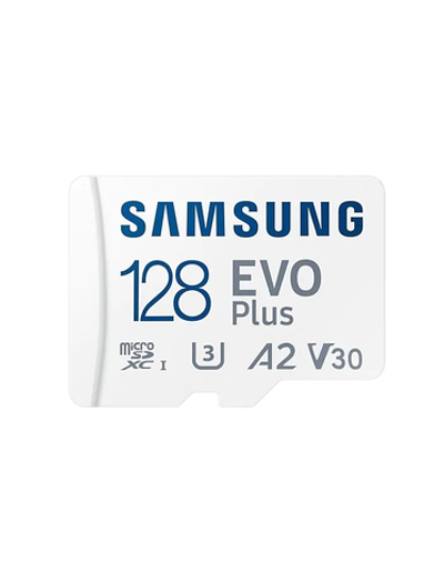 Micro SecureDigital 128GB Samsung MB-MC128KA/RU/EU/CN/KR EVO PLUS + adapter, Class10