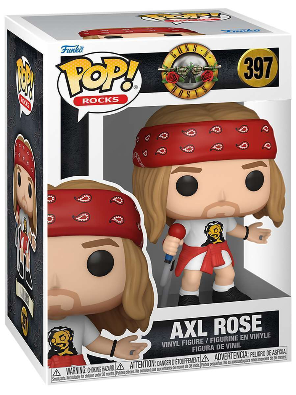 Фигурка Funko POP! Rocks Guns N' Roses Axl Rose with Red Bandana w/Chase (397) 80482