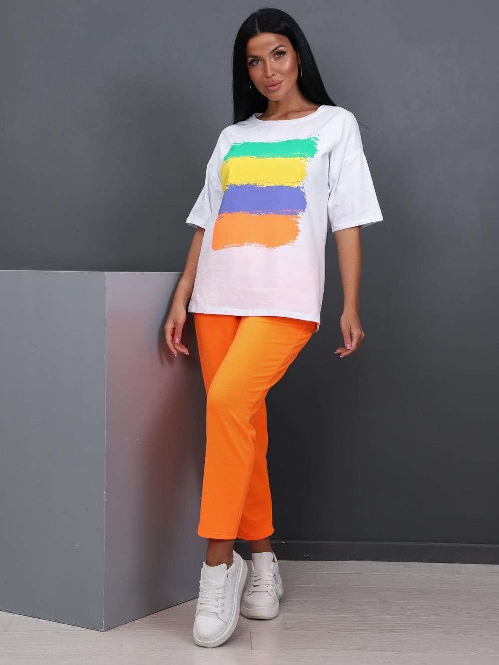 Поп-арт - костюм оранжевый Iv-capriz (Акция)