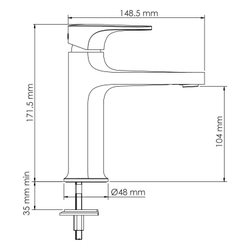 Weida 3103 Смеситель для умывальника
