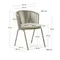 Стул Saconca бежевый