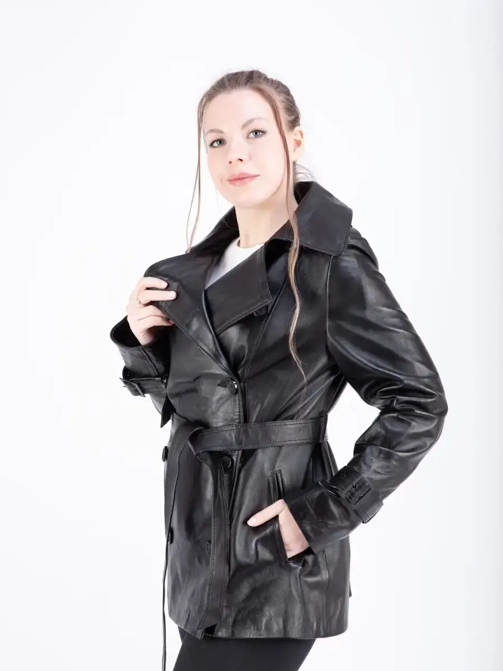 Куртка женская из натуральной кожи
