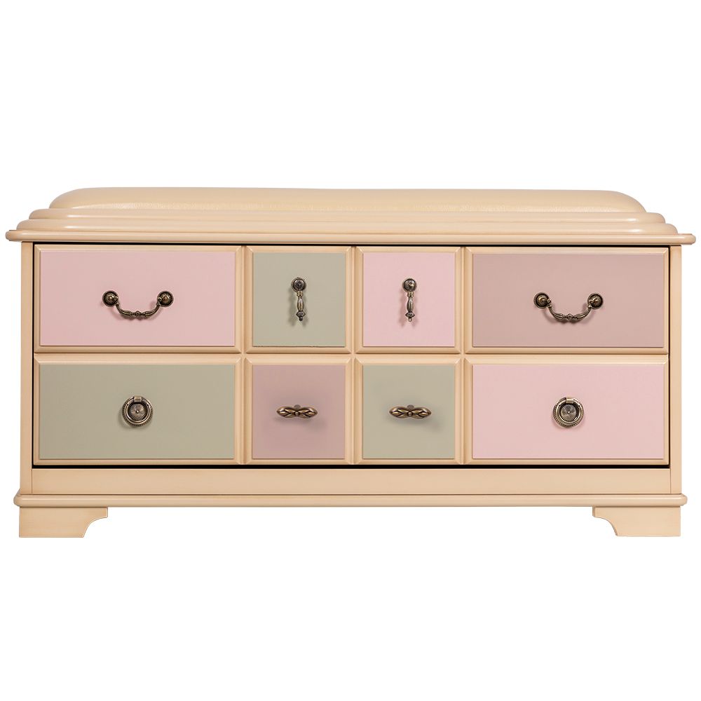 Банкетка Пандора 2 с ящиком Айвори Акварель