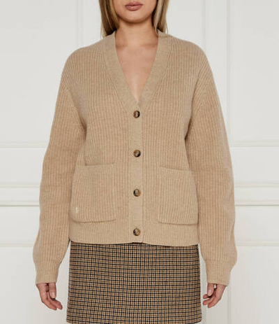 Хлопковый кардиган POLO RALPH LAUREN - бежевый(211944515)