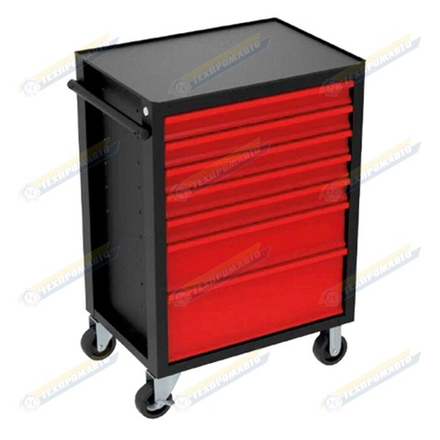 ТЕМП RC04.2518.E7 Тележка инструментальная с набором инструмента, 101 предмет