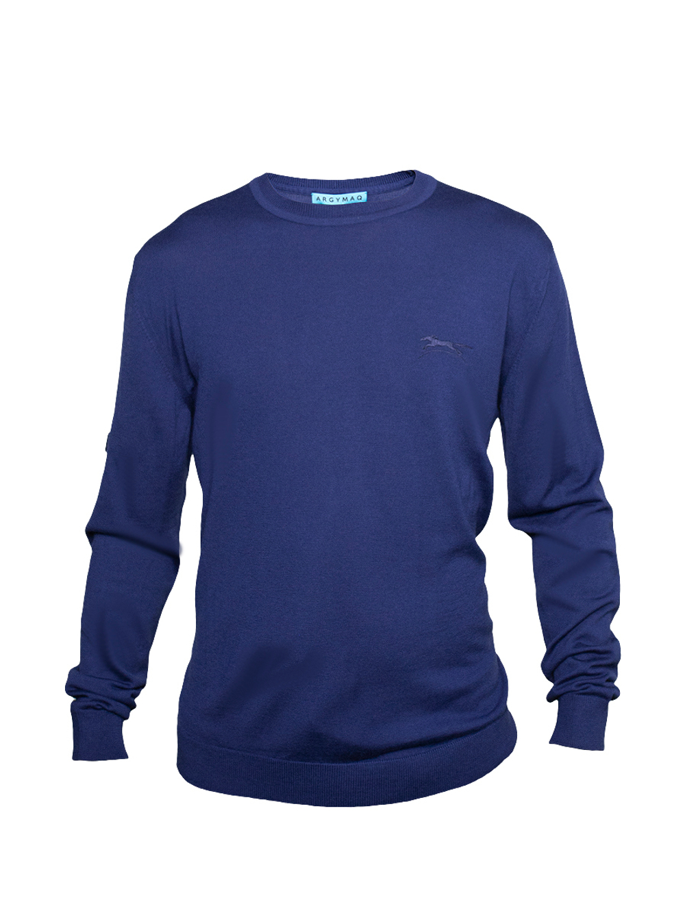 Джемпер круглый ворот ARGYMAQ BLUE.