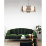 6594/8 MODERNI LN25 148 хром/тонированное стекло, металл/стекло Люстра подвесная E14 8*40W 220V DANDY