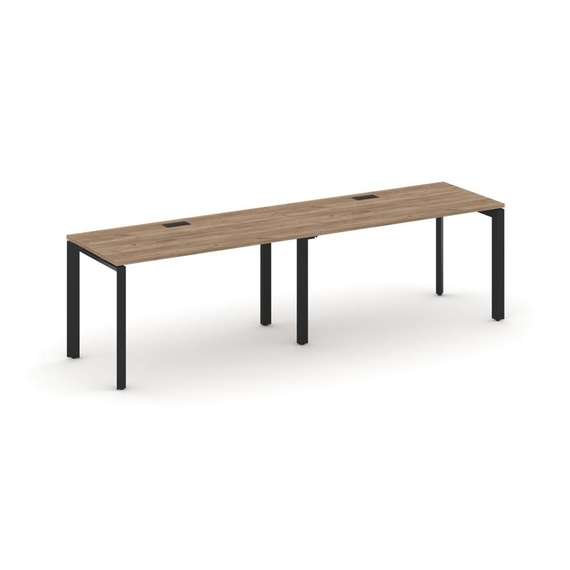 Style Project Рабочая станция односторонняя SN-59P.ORS-012 Дуб Табак/Металл Черный/Черный Заглушка 2