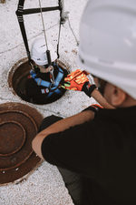 Анкерное устройство типа В (тренога, арт. HS-TM9W со спасательным подъемным устройством, арт. HS-W502)