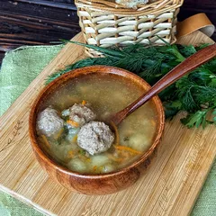 Суп с говяжьими фрикадельками / 1 л