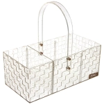 Органайзер для хранения «ЭДАЛИНА», прозрачный, 24,5*12,4*21,5см