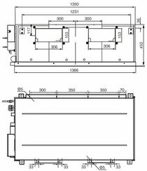 Канальный кондиционер Excon CR-01-2223