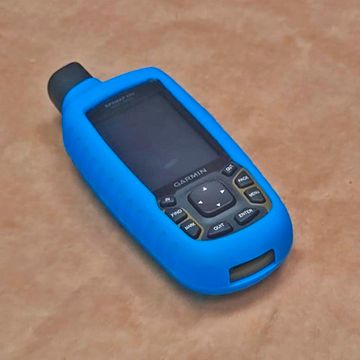 Чехол для Garmin GPSMAP 65/64/62 силикон (Голубой)