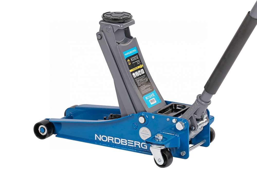 NORDBERG (N32025E) Домкрат подкатной 2,5 т с резиновой насадкой