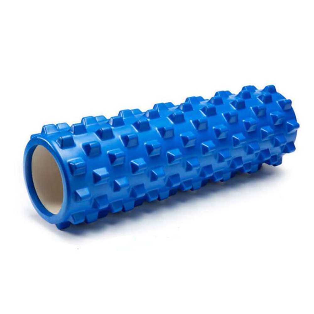 Ролик массажный для йоги Coneli Yoga Wolf tooth 45x14 см синий