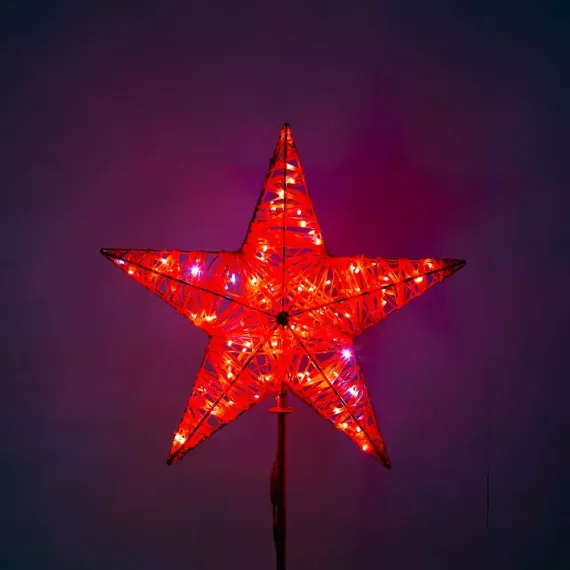 Макушка Кремлевская из стекло-нити 50 см. для елей высотой от 3 до 5 м., красная, Green Trees (krem-sn-50red)