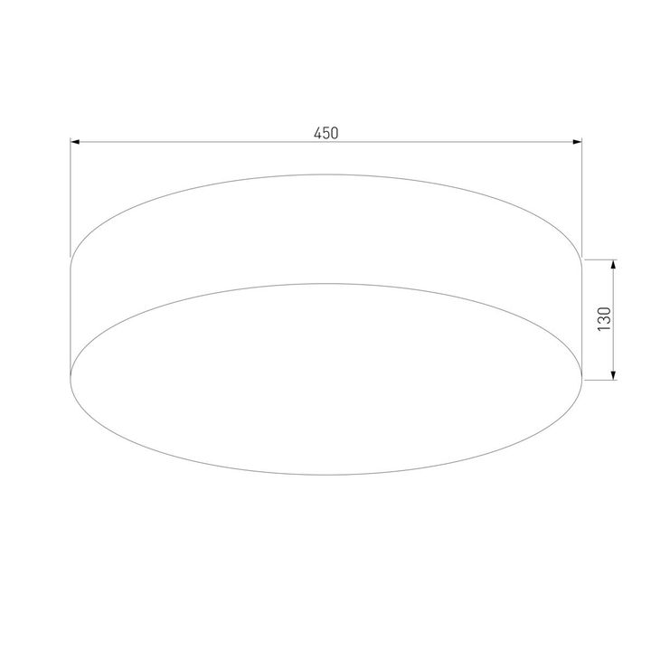 Потолочный светильник TK Lighting 1086 Rondo White