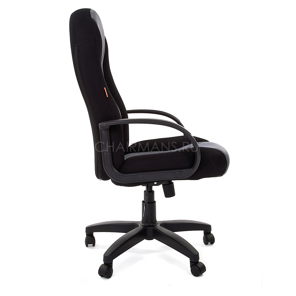 Кресло руководителя Chairman 785 ткань TW-11 черный/TW-12 серый