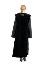 Меховая манишка и ворот NOT USUALLY Black