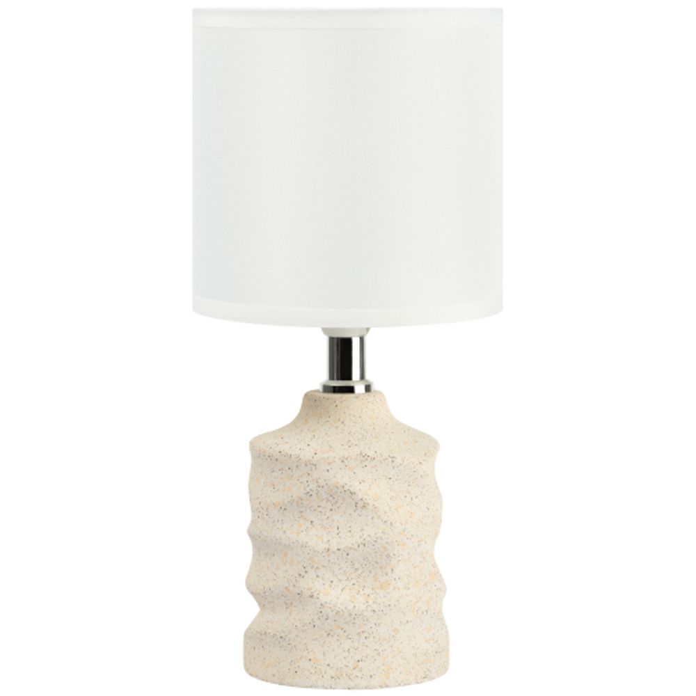 Настольная лампа Rivoli Marian 7549-502 1 х Е14 40 Вт керамика бежевая с абажуром | Rivoli