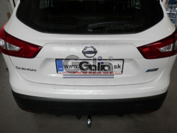 Фаркоп оцинкованный Galia N054A для Nissan Qashqai 2007-2014, Qashqai 2 2014-(паспорт и сертификат в комплекте)(без электрики)