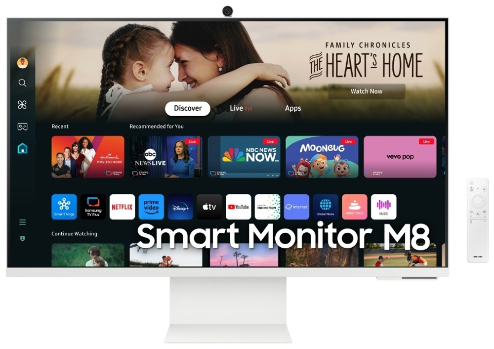 Монитор 32" Samsung LS32DM801UIXCI белый