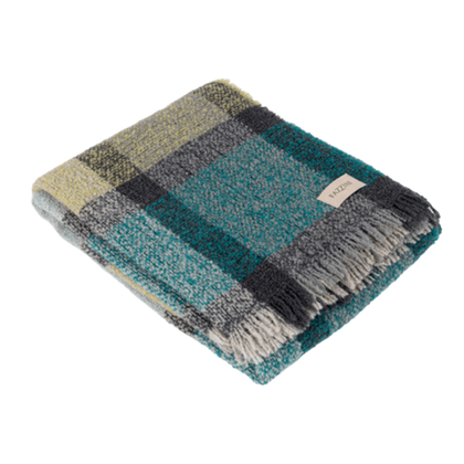 Плед Fazzini Boucle (130 x 170 см) Verde/Petrolio