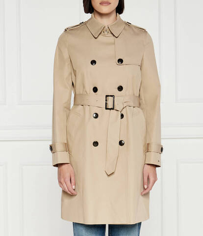 Тренч Tommy Hilfiger - бежевый(WW0WW42133)