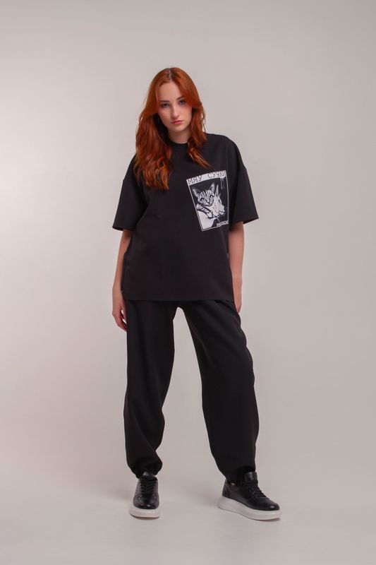 ФУТБОЛКА NUMERO 1 с карманом print CatDog