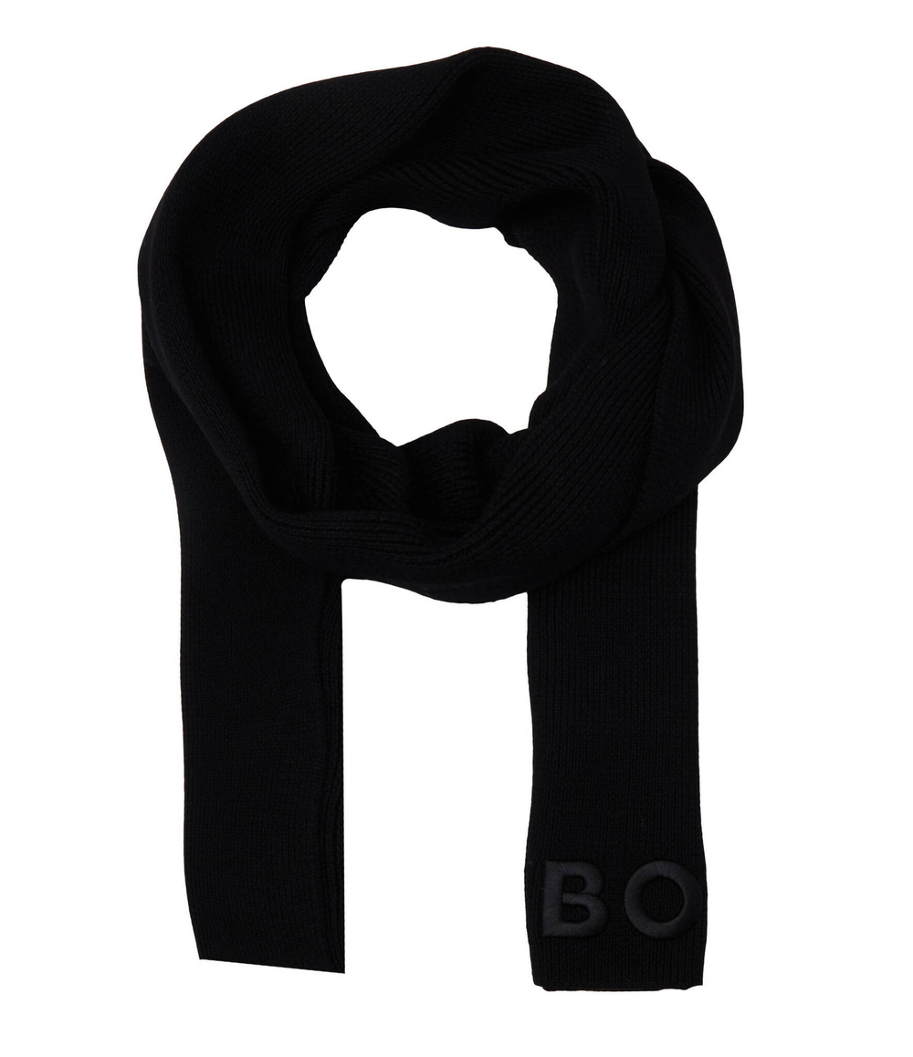 Хлопчатобумажная шаль BOSS BLACK - черный(50497861)
