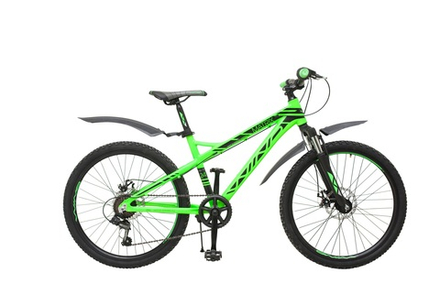 Велосипед Wind Matrix 24"7-spd, зеленый