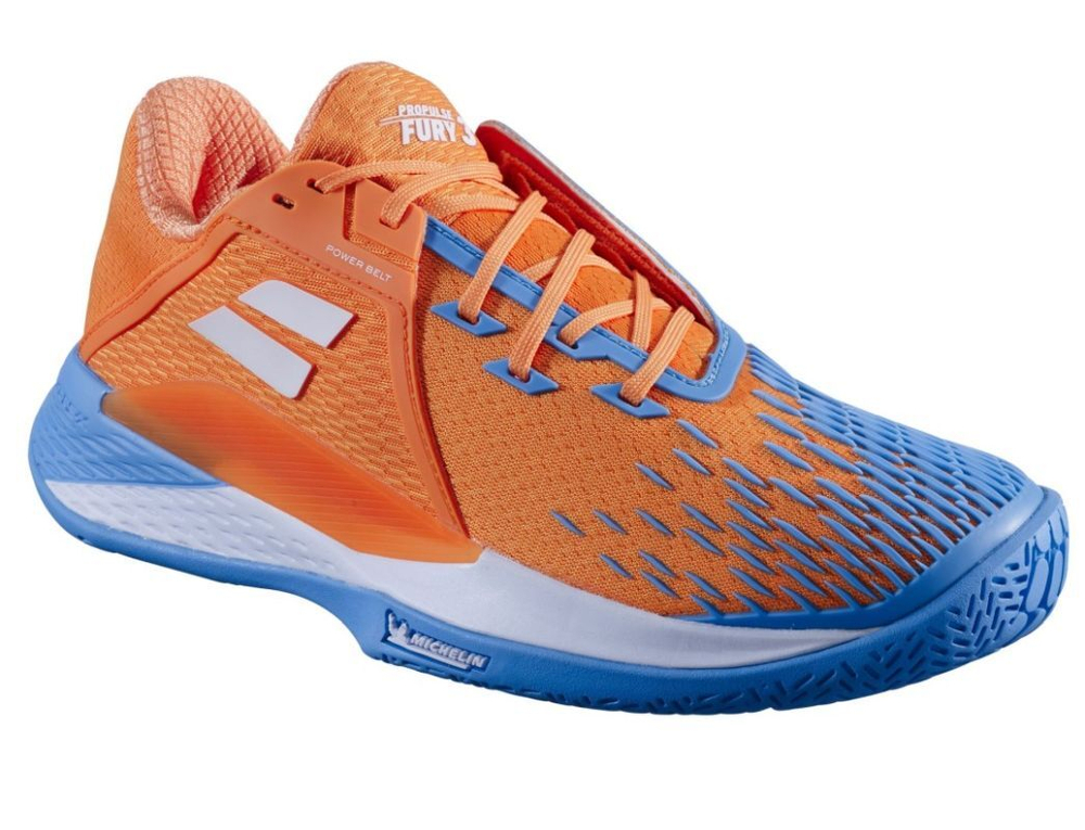 Теннисные кроссовки Babolat Propulse Fury 3 Clay - orange peel