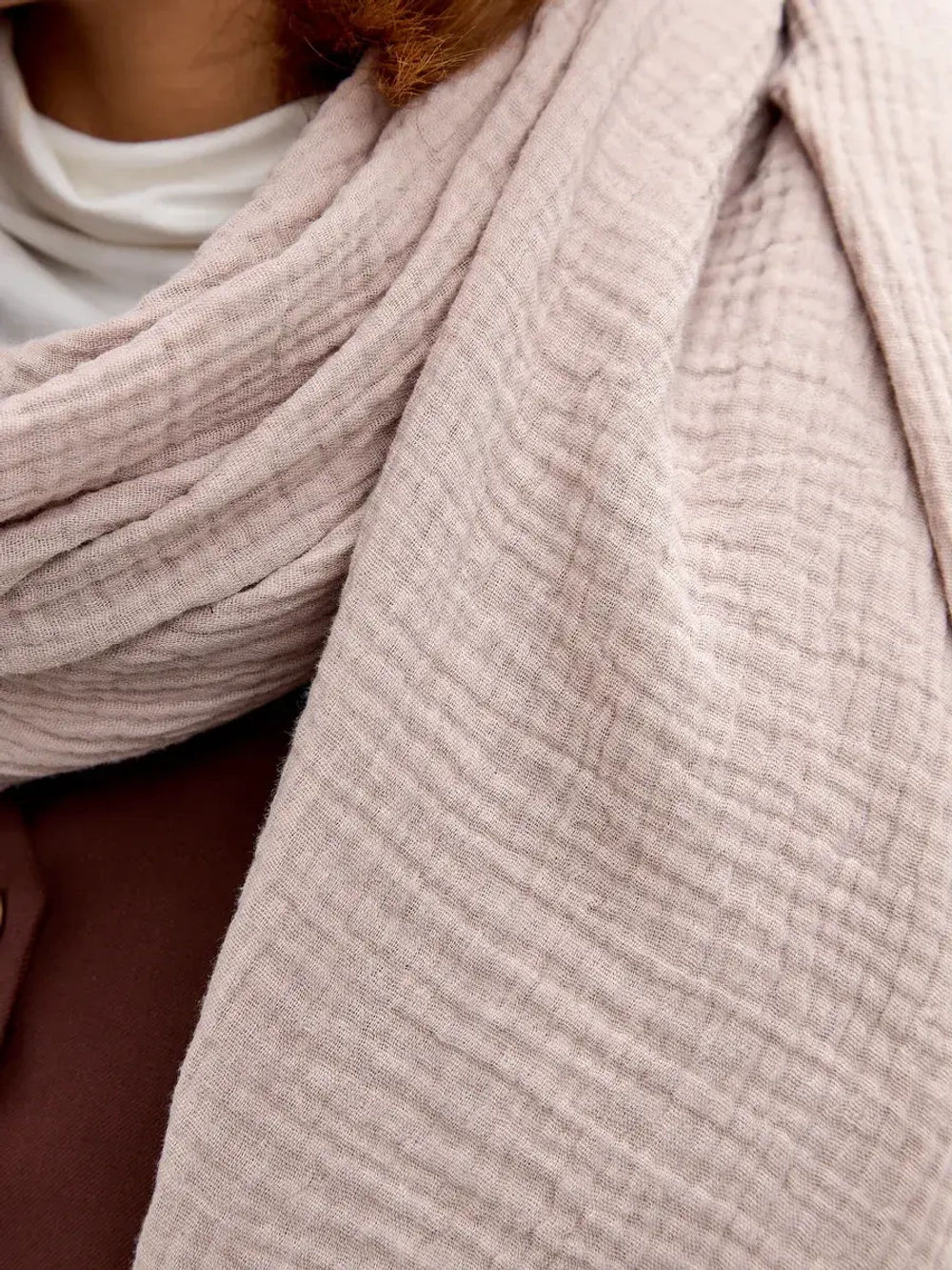 Шарф палантин из муслина