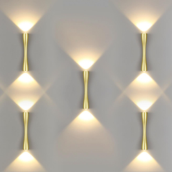 4292/10WL HIGHTECH ODL22 437 золотистый/металл Настенный светильник IP20 LED 10W 536Лм 3000K ANIKA