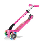 Самокат Globber Primo Foldable Fantasy Lights розовый