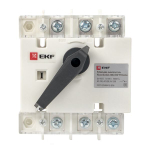 Рубильник-выключатель 100A 3P c рукояткой управления для прямой установки PowerSwitch EKF