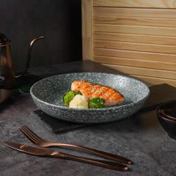 Салатник 1300 мл d 26,8 см h4,6 см глазурь Glossy Stone Untouched Taiga P.L. Proff Cuisine [1]