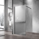 Душевая перегородка Walk-In VSW-1H100MRB, 1000*2000, черный, стекло зеркальное, , шт