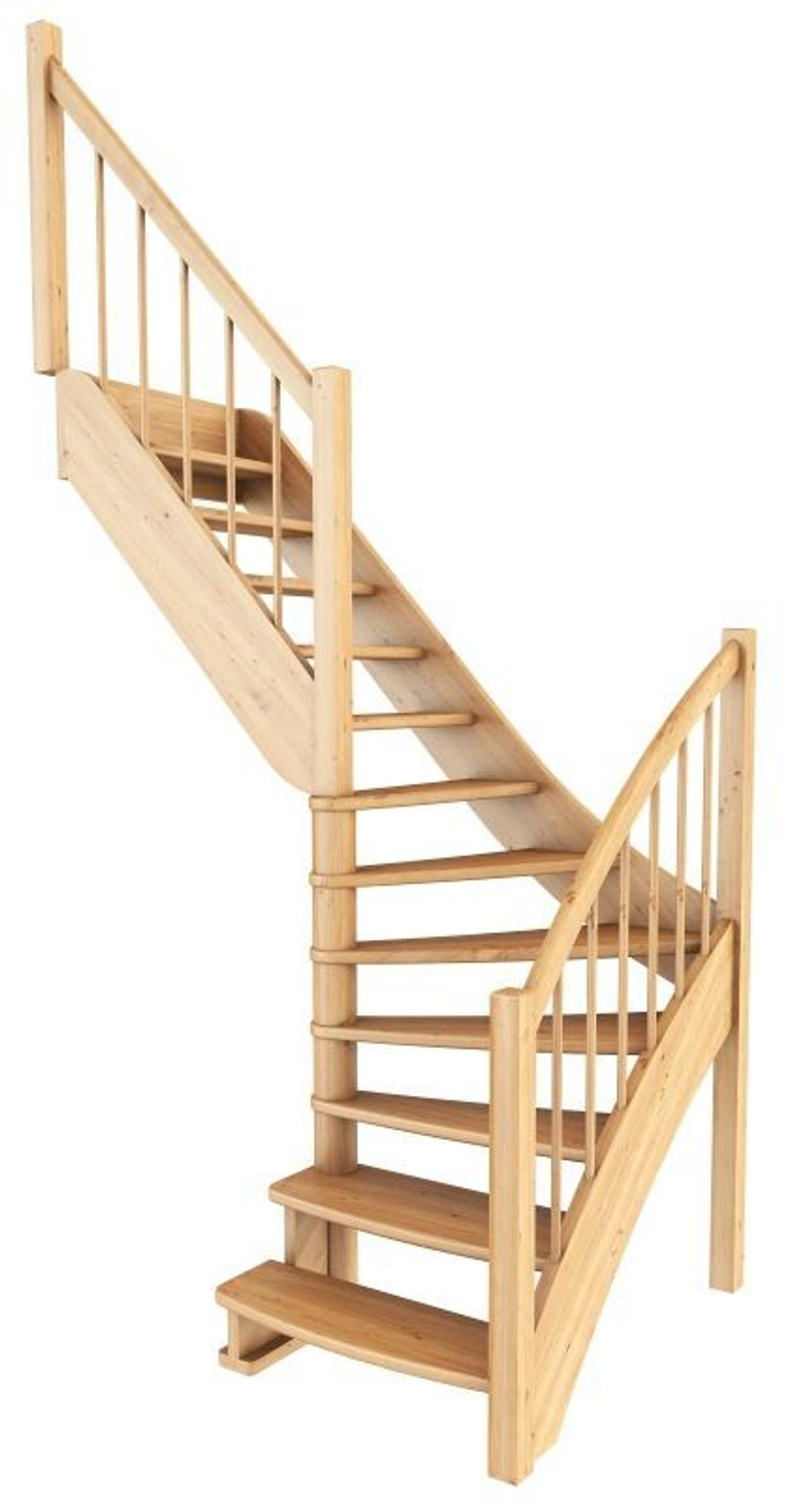 Лестница на второй этаж ЛС-09м/2 Левая