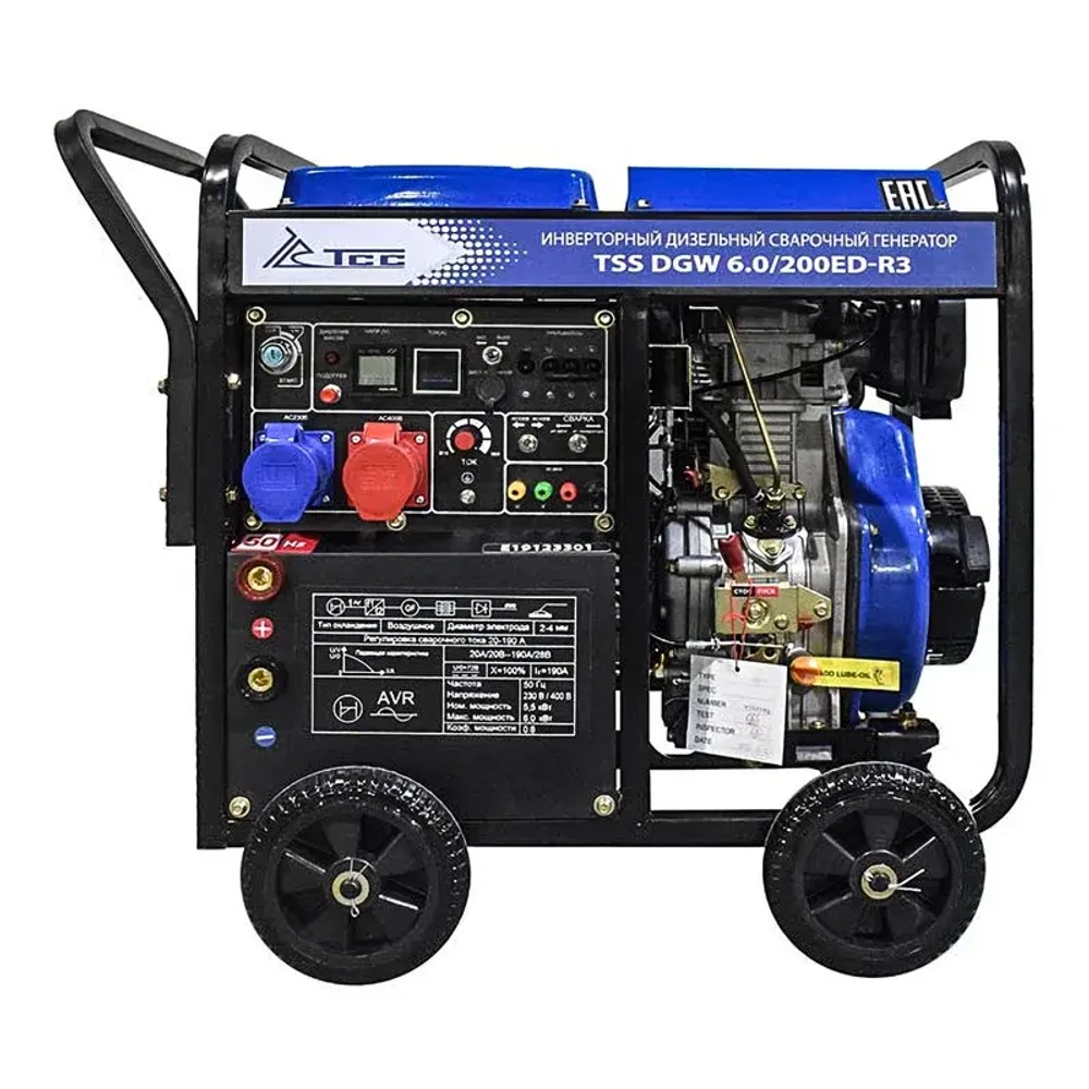 ТСС GT5.5KW-190 дизельный сварочный генератор 026496