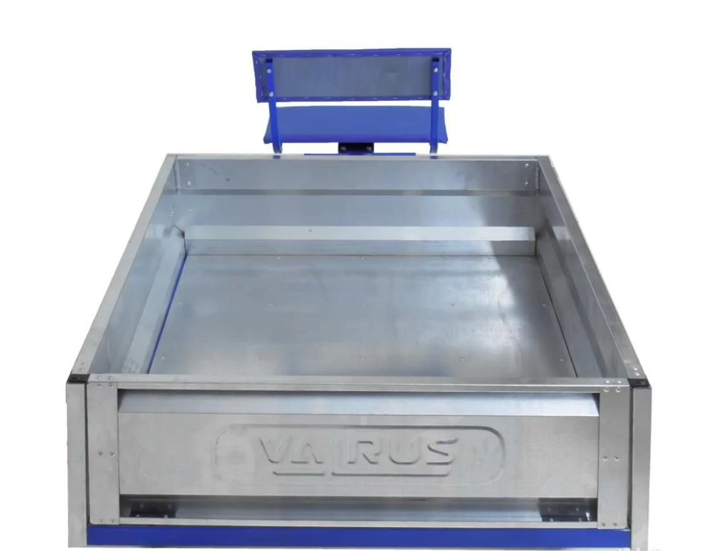 Телега Valrus ТПЦ 300 к мотоблоку, оцинкованная