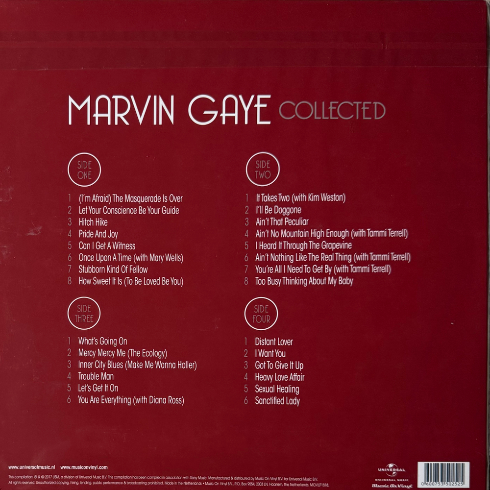 Marvin Gaye ‎– Collected 2LP (Голландия 2017г.)