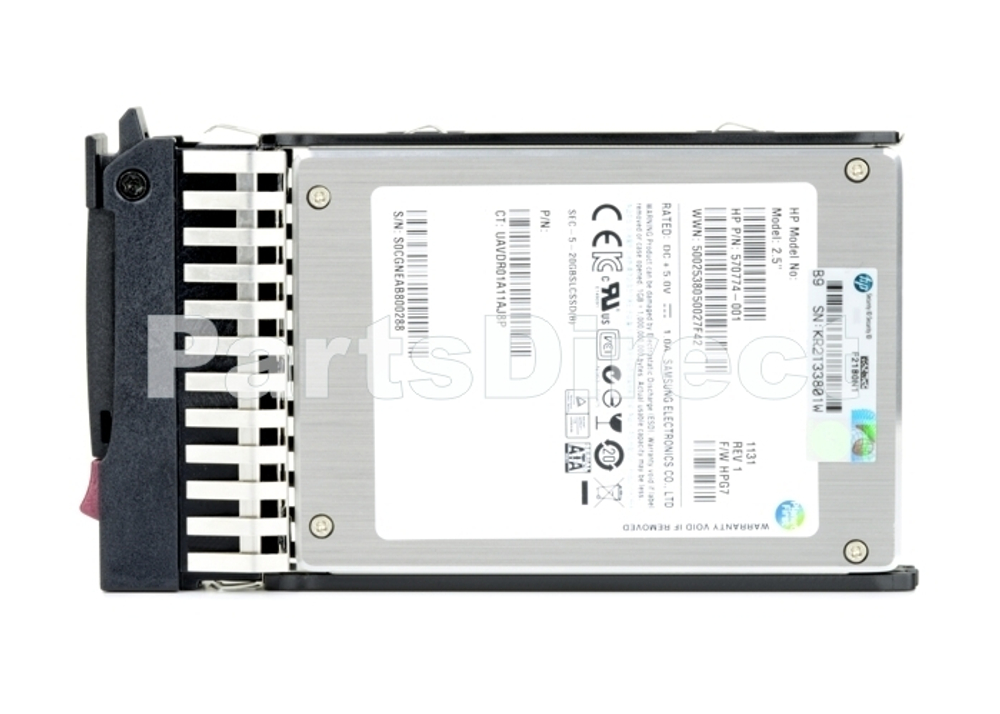 Накопитель SSD HPE MO0200EBTJU HP 200-GB 2.5 MDL 3G SATA SSD