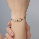 Браслет из комбинированного золота