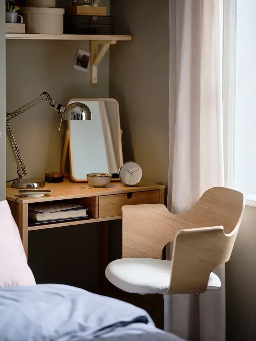 Настольная лампа IKEA FORSA (ИКЕА ФОРСО) хром